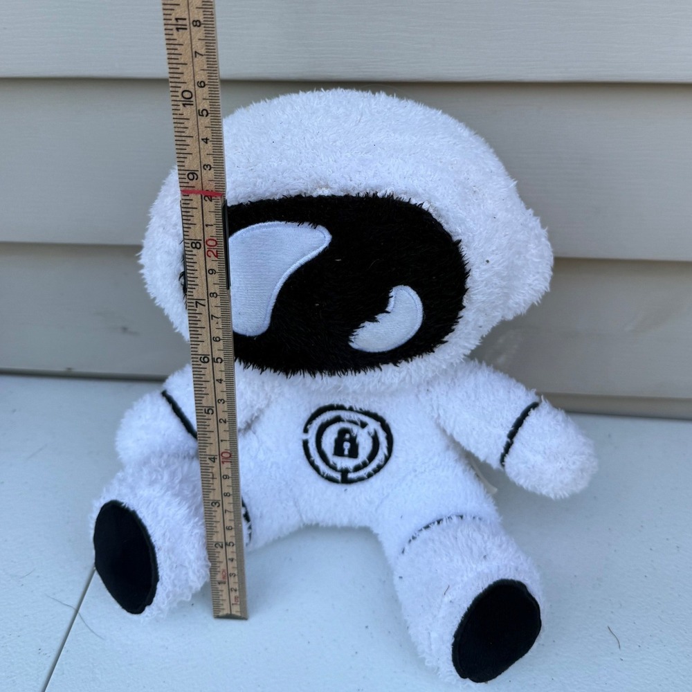 The Escape Game Astronaut Plush White Black Logo Mascot Collectible 9 Inch Toy - Picture 3 of 3